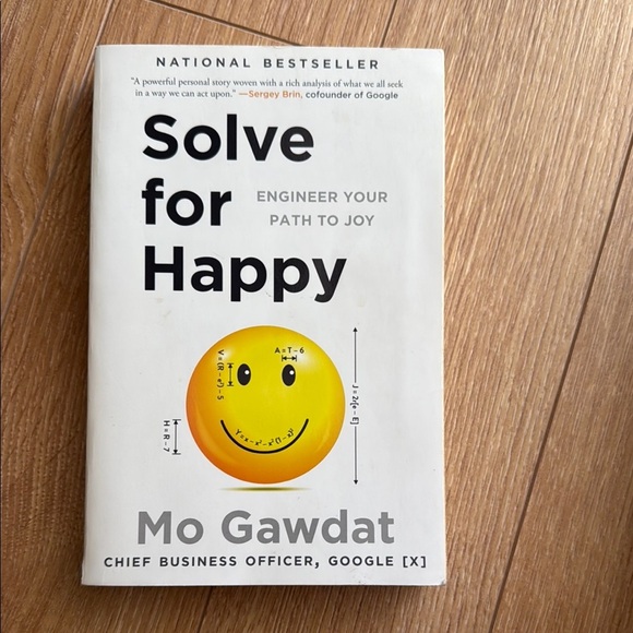 5/$20 - BOOK - Solve for Happy by Mo Gawdat - Picture 2 of 2